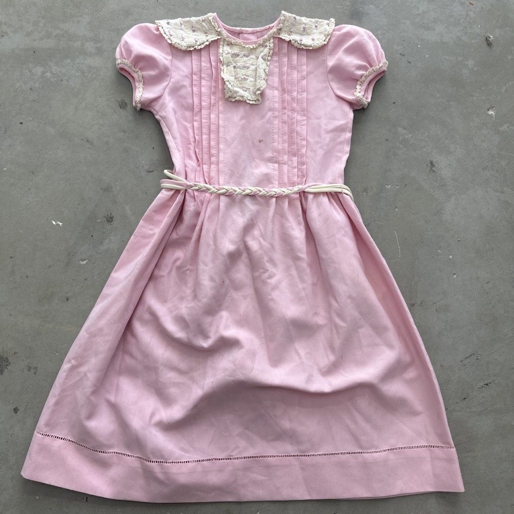 RESELLER BUNDLE! Vintage Big Kids Girls Dresses! 50s-80s! 14 Dresses Sz 6-12 - Picture 7 of 15